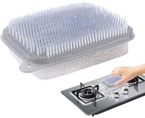 Sionhiuo Brosse À Légumes | Brosse Double Face pour Carottes Et Concombres | Nettoyeur pour Pommes De Terre Carottes Concombres Fruits Casseroles Poêles Four Cuisinière Évier | Cuisine Salle De Bain