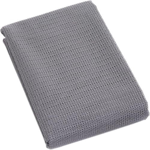 Tappeto Antiscivolo 50 x 230 cm Lavabile Tagliabile Multiuso Tappeto Antiscivoli Lavabile/Antiscivolo Sottotappeto per Parquet Scendiletto Cucina Auto Tampone Scaffali, Grigio