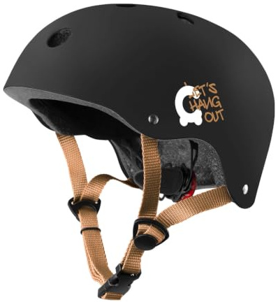 Cariboo Casque Vélo Enfant Casque De Protection Robuste Éclairage LED Cyclisme Roller Skateboard Trottinette XS/S 48-52