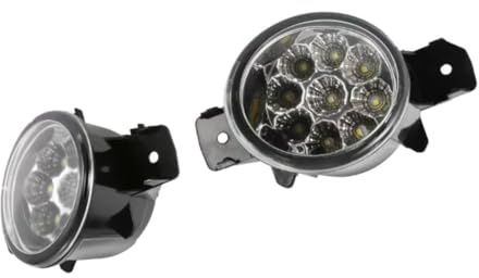 Car front fog lights, Auto fog lamp assembly, For Versa 2012-2016, For Rogue 2008-2010 2Pcs Car Front Bumper Fog Light Fog Lamps Fog Light