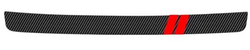 Auto Ladekantenschutz Folie für Skoda Kodiaq II (PS7) 2024-2026 - Stoßstangenschutz, Kratzschutz, Lackschutzfolie - Carbon Optik Selbstklebend,F