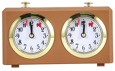 Smallterm Mechanische Schach Uhr Analog für Schach Spiel Timer Uhr Offizielle Uhren Timer Keine Batterie Erforderlich