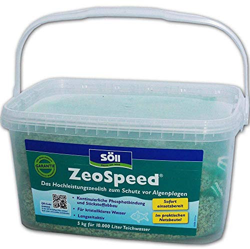 Söll 83697 ZeoSpeed, 5 kg - Hochleistungszeolith zum Schutz vor Algenplagen/gegen Phosphate und Stickstoffe/mineralisches Naturprodukt