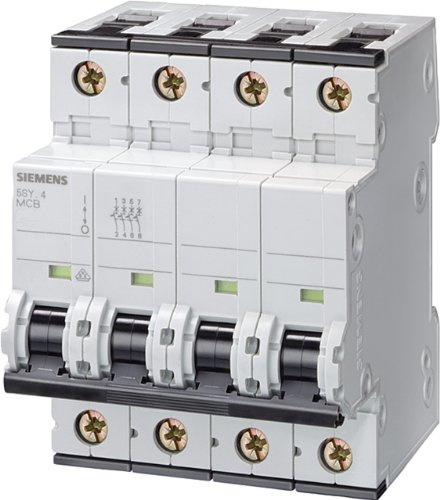 Siemens 5sy6 – Leitungsschutzschalter 70 6 kA curva-c 3-polig + neutral 16 A