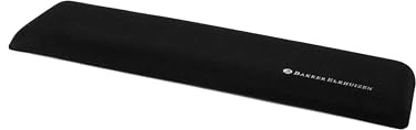 BakkerElkhuizen Handauflage Tastatur Ergonomisch - Handgelenkauflage Tastatur - für kompakte Tastatur - Schwarz
