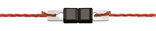 Kerbl 442003/106 Litzclip Litzenverbinder für Litze bis Ø 3mm, Edelstahl, 10 Stück