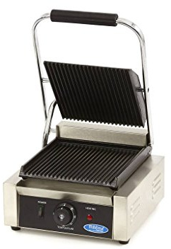 Maxima Gastro Kontaktgrill - Gerillt - Einzelgrillplatte - 22 cm