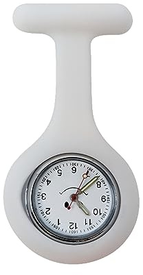 General Healthcare Silicone Soft Nurse/Doctor Medical Watch Fob (White)