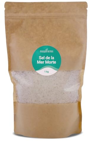 Sel de la Mer Morte - 1kg - Sel pour le bain, gommages, bain de pieds