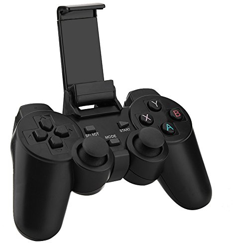 Wireless Mobile Gaming Controller USB Bluetooth Gamepad Joystick Game Controller mit 2.4G Empfänger Kompatibel für iOS / Android Telefon / PC / Laptop (Windows XP / 7/8/10) / Smart TV / TV Box