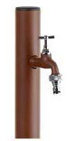 PEBSHOP Fontana A Colonna Ø. 5,3 x H. 120 cm. (CORTEN Marrone)