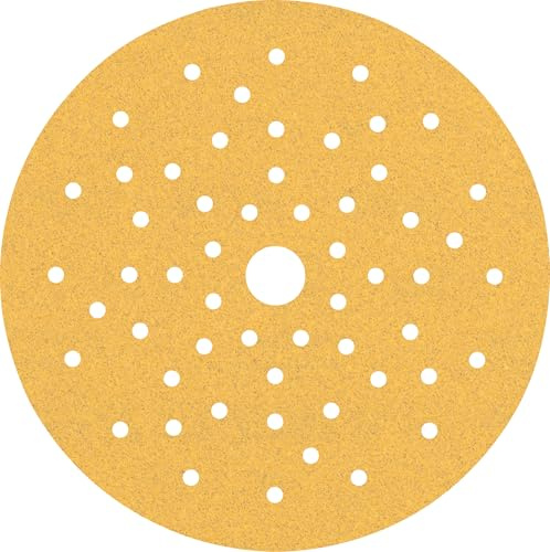 Bosch EXPERT C470 Schleifscheibe, 150mm, K100, Multilochung, 50-tlg. | für Farbe auf Holz, Hartholz, Körnung 100, Professional Zubehör Exzenterschleifer, Schwingschleifer
