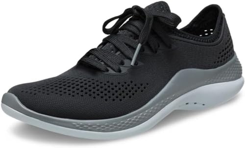 Crocs Hombre LiteRide 360 Pacer M Zapato, Black/Slate Grey, 43/44 EU