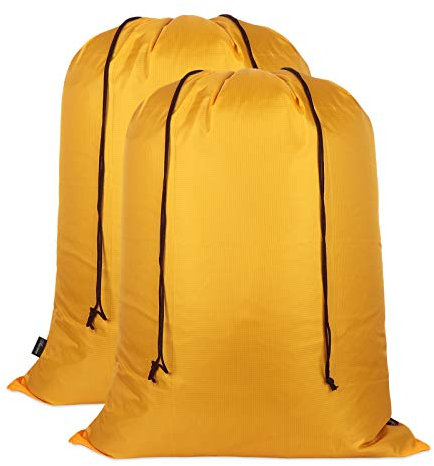 Asonen sacco per biancheria grande 2 pezzi 27X36 pollici,borsa per biancheria portatile di grande capacità antistrappo con coulisse a due vie,adatta per studenti,appartamenti,viaggi,vacanze,università