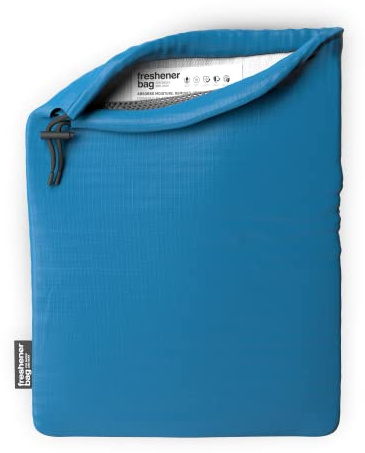 SmellWell Lufterfrischer für Schuhe, Kleidung und Ausrüstung, 12 l, Freshener Bag Blue 6010