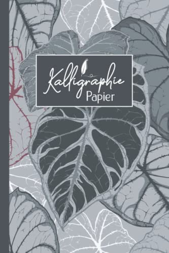 Kalligraphie Papier: Übungsheft mit Kalligrafie Papier / 120 Seiten / Handlettering / Schreibschrift Übungspapier / Kalligraphie Papier / ca. A4