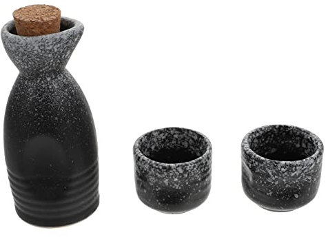 Japanese Sake Set, Porcelain,1 Set Sake Jug Utensil Set Lip Gloss Set China Dinnerware Set Japanese Drink Cups Japanese Sake Jug Chinese Tea Cups Wine Cup Sake Pot Sake Cup Ceramics Kung Fu Tea Porcel