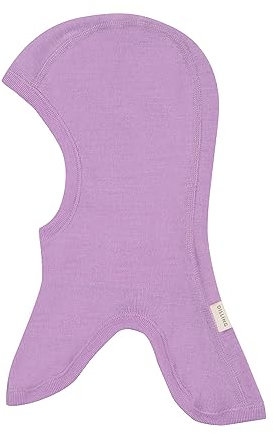 Dilling Schlupfmütze aus natürlicher Merinowolle für Babys - Violette Orchidee 80/92