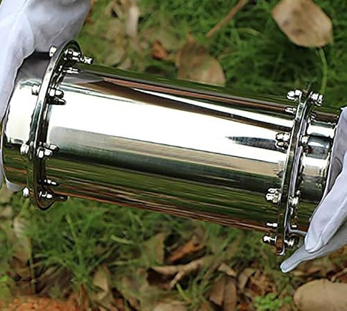 Luminexia Capsule Temporelle,Conteneur Capsule Stockage de Mémoire d'enterrement,Conteneur étanche Solide à Verrouillage Durable en Acier Inoxydable,Time Capsule Stockage Futur Cadeau