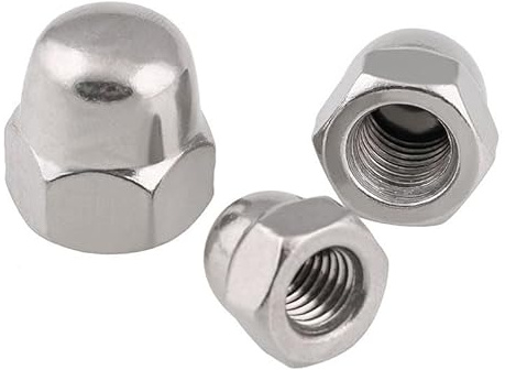 5 STÜCKE M8-M20 304 Edelstahl Hutmutter Feingewinde Gegenschraube Kappe Kugelkopf Hutmutter (Size : M12 X 1.25 threads)
