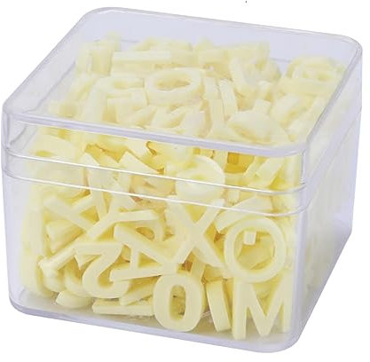 HAPINARY 200 Stück Acrylbuchstabenperlen Alphabetperlen Acrylfigurharzanhänger Zum Selbermachen