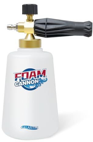 GALAXYER Schneeschaumkanone, 1500 ml, robuster Schnee-Sprüher, Auto-Schaum-Blaster, breiter Hals, verstellbar