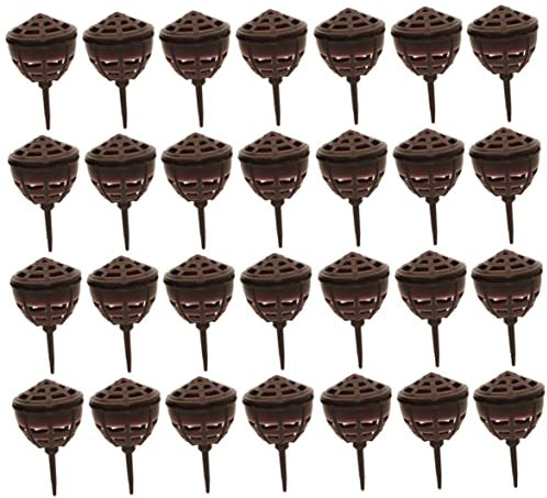 Engrais de bonsaï, panier d'engrais de bonsaï Panier de couverture à outils de jardin en plastique réutilisable pour plantes succulentes de plantes à fleurs 100pcs