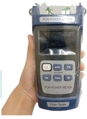Tester per fibra ottica, Misuratore Di Potenza PON In Fibra Ottica OPM Portatile 1310/1490/1550nm SC/APC Connettore SC/UPC Tester For Fibra Ottica Del Misuratore Di Potenza(Sc Upc Port)