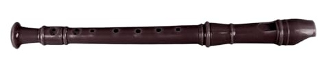 Omquot Flauta de pico Soprano Descendente ABS Ligero para Niños Principiantes Configuración Completa Juego en Clase (marrón)