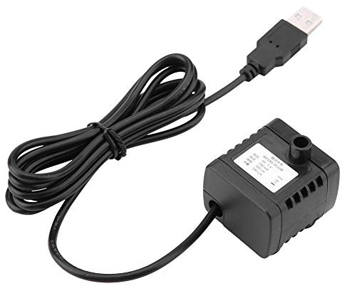 Pompe Eau Submersible USB DC 5V Mini Aquarium Pump Fountain Sump Waterfall Ajustable 3W Avec 3 Pieds de Ventouses Pour Fish Tank Fontaine