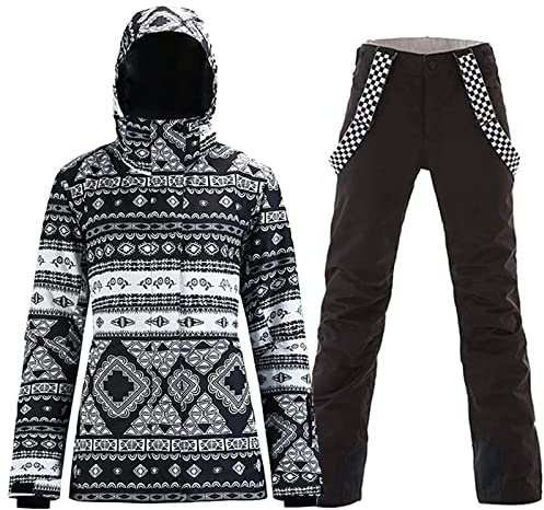 HOTIAN Damen Gz Skianzüge (2er Pack)