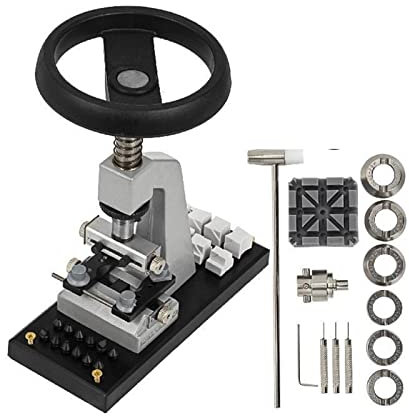 Caja de reloj ajustable 5700, abridor trasero, máquina de desbloqueo, tornillo, estilo Oyster, Kit de herramientas de reparación de relojes for relojeros Fácil de usar para profesionales y principiant
