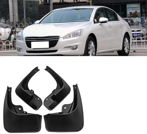 Bqieai 4PCS Auto Vorne Hinten Schmutzfänger, Für Peugeot 508 2011-2018 Rad Spritzschutz Kotflügel Staubdicht Schlamm Klappen Car Styling Zubehör