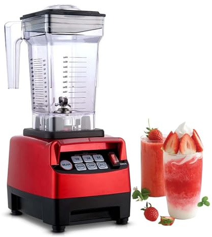 Máquina De Batidos Comercial, Picadora Eléctrica De Alimentos De 1,5 L, Máquina De Batidos Con Sincronización Inteligente, Licuadoras De Encimera Con Escudo De Sonido Silencioso Para Puré, Trituración