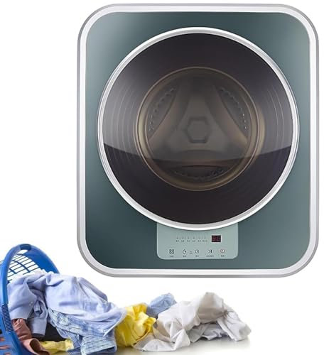 DDZJTPP Mini Machine à Laver à Tambour 3 Kg, Séchage Et Désinfection Entièrement Automatiques, Machine à Laver Intelligente pour sous-Vêtements,pour Appartements Et Petits Espaces