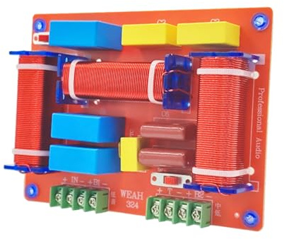 HiFi 400W Speaker Crossover 3-Way Adjustable Audio Fan Filter with Sound Control