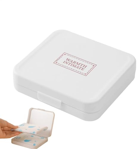 Tamponghållare för badrum, sanitär förvaringsbox, tampong förvaringsdyna organiseringsfodral feminin produktorganiserare för damer
