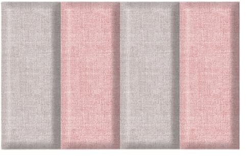 Koncey Wandpolster Kinderzimmer, 3.5 cm Dick Wandpaneele Selbstklebend, Polsterpaneel, 4 PCS Anti-Kollisions Bettkopfteil, Wandpaneele Gepolstert für Schlafzimmer, Wanddekoration(Weiß,30 cm x 30 cm)