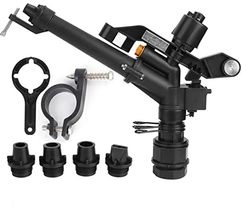 Aspersor de césped de 1,5 a 1 Pulgada, DN25 DN40, Herramienta de riego de jardín, aspersor de Brazo oscilante Giratorio de 360 ​​Grados Ajustable para riego de áreas agrícolas