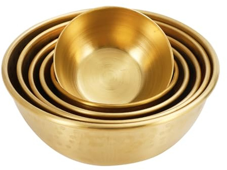 Bol mélangeur en cuivre, 2 mm d'épaisseur, bol à fond plat pour cuisine, idéal pour le riz, la soupe et le service décoratif