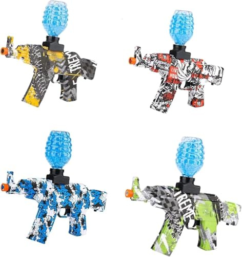 Neel Saanjh Gell Ball Blaster, Outdoor Play, Hours of Entertainment, Automatic Gun, Eye Catching Design, Water Absorbing Bullets, Fast Performance, Assorted Colours