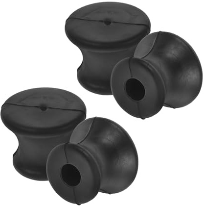 HOODANCOS 4 Stück Gummi Stimmgabelhalter Rutschfeste Gummibasis Flexibler Ersatzhalter für Musikinstrumente Klangtherapie und Yoga