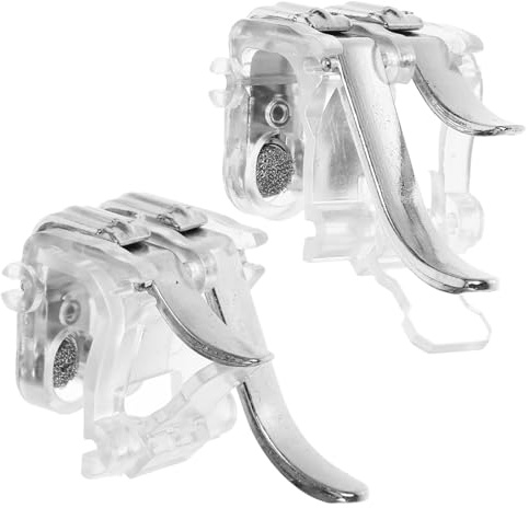 HEALSOPTHY Controller di Gioco Mobile Leggero e Compatto Grilletto Sensibile per Cellulari Joystick Giochi Mobili in Abs e Gomma Compatibile Maggior Parte dei Telefoni Facile da Installare