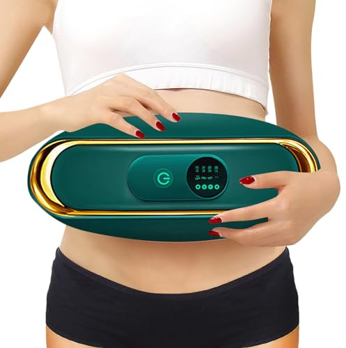 Bauchmassagegerät - 10.43 Zoll ABS Vibrations Gerät | Elektrisches Muskeltrainer Massagegerät - Fördert Muskelstraffung & Entspannung für Bauch, Taille & Beine | Ideal für Männer & Frauen