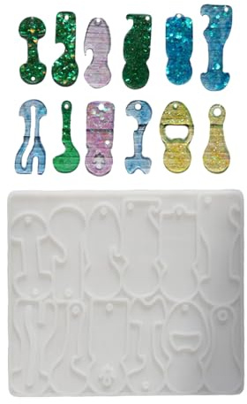Moule En Silicone Transparent Pour Jetons De Caddie Pour Porte-clés En Résine Artisanat De Décoration Détaillée Accessoires Fournitures Moule En Silicone Pour Pièces De Monnaie