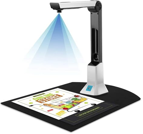 Dokumentenscanner 10 Megapixel A4 Tragbarer Scanner Dokumente Kamera Papierdateien Hochauflösender A3