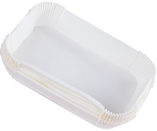 SEWACC Papier Cuisson Airfryer Résistant Chaleur Jusqu'à 260°c, Doublure Carrée en Papier Sulfurisé Blanc, 50 Pièces Jetables pour Micro-ondes et Cuiseurs Vapeur
