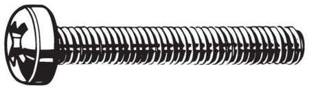 M4-0.7 x 20 mm. Cheese Head Slotted Machine Screw, 100 pk.