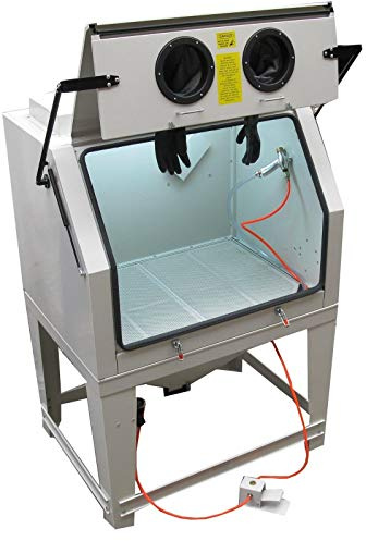 Sandstrahlgerät DL SBC 990 Sandstrahlkabine mit Absaugung 990L Sandstrahlanlage AWZ, Sandstrahlen Sandstrahler mit Absaugung