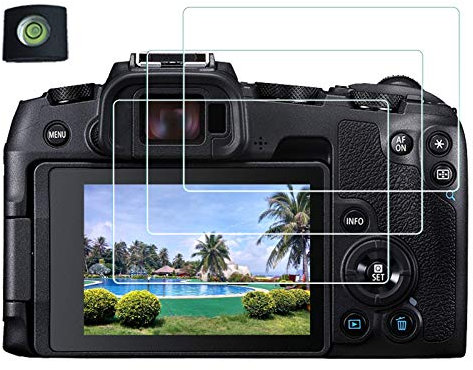 HUIPUXIANG EOS R -Protector de pantalla de vidrio para Canon EOS RP,accesorios de cámara digital sin espejo,0,3mm,paquete de 3 protectores de pantalla de vidrio templado 9H,